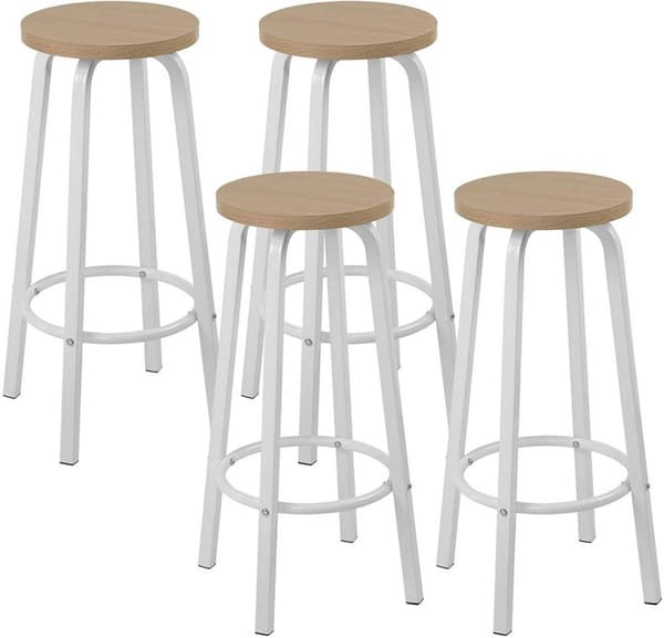 Rootz baarijakkara - Työtuoli - Teollisuustuoli - Moderni minimalistinen muotoilu - Kestävä ja naarmuuntumaton - Ergonominen mukavuus - 30 cm x 72 cm