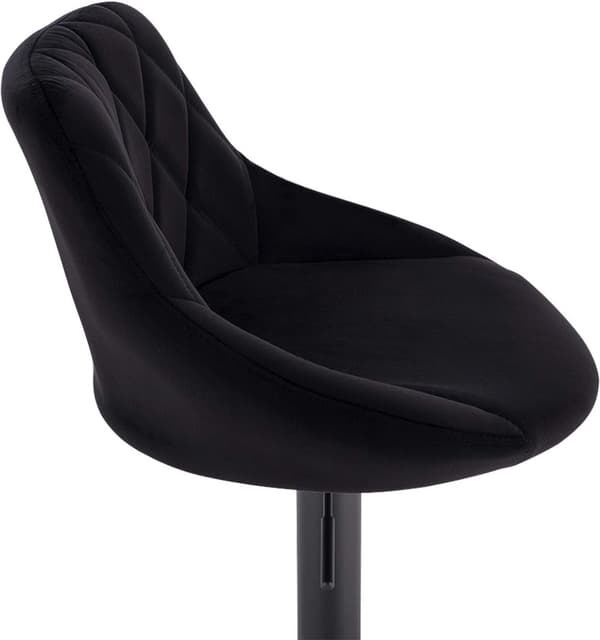 Rootz 2 baarijakkaran setti - Velvet-tasotuolit - Säädettävät ja kääntyvät jakkarat - Mukavat, vakaat, kestävät - 35cm x 38cm Istuin, Korkeus 60cm-82c