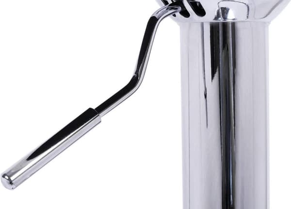 Rootz justerbar barstol i konstläder - Bänkpall - Svängbar barstol - Justerbar i höjdled - 360° vridbar - Bekväm stoppning - Förkromat stål - 84cm-106