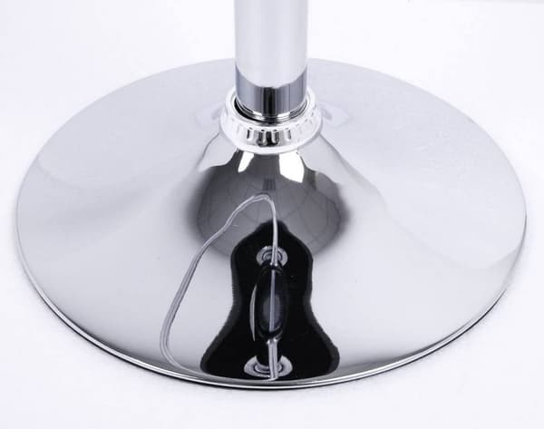Rootz justerbar barstol i konstläder - Bänkpall - Svängbar barstol - Justerbar i höjdled - 360° vridbar - Bekväm stoppning - Förkromat stål - 84cm-106
