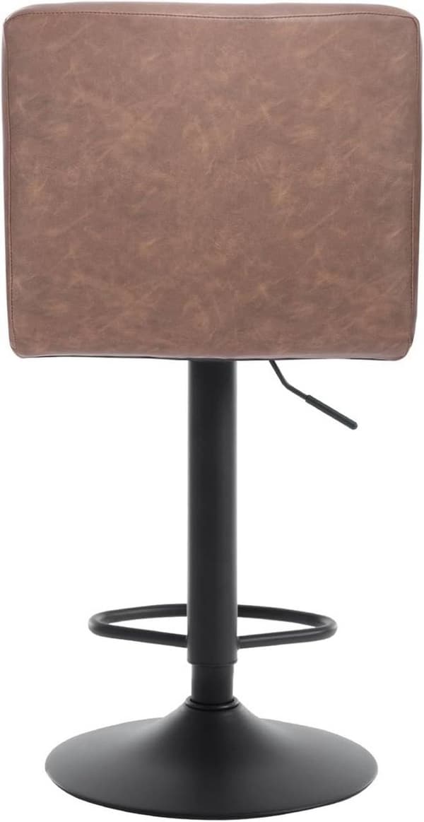 Rootz Barpall - Justerbar bänkstol - Svängbar barstol - Ergonomisk design - Hållbar konstruktion - Enkel montering - 44cm x 38cm x 92-114cm