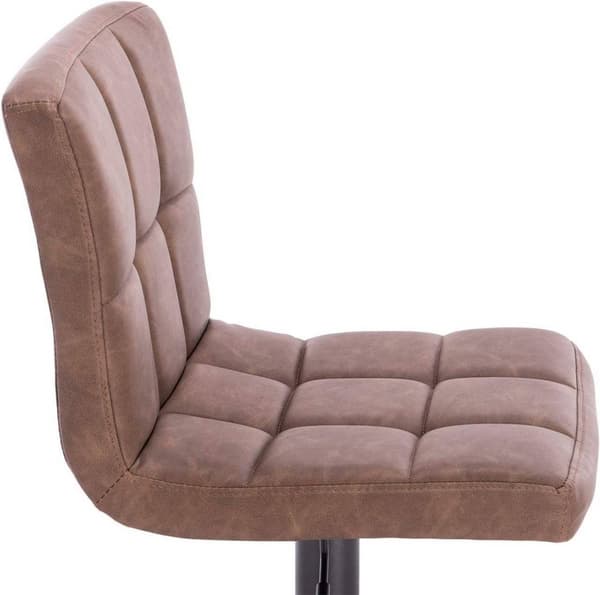 Rootz Barpall - Justerbar bänkstol - Svängbar barstol - Ergonomisk design - Hållbar konstruktion - Enkel montering - 44cm x 38cm x 92-114cm