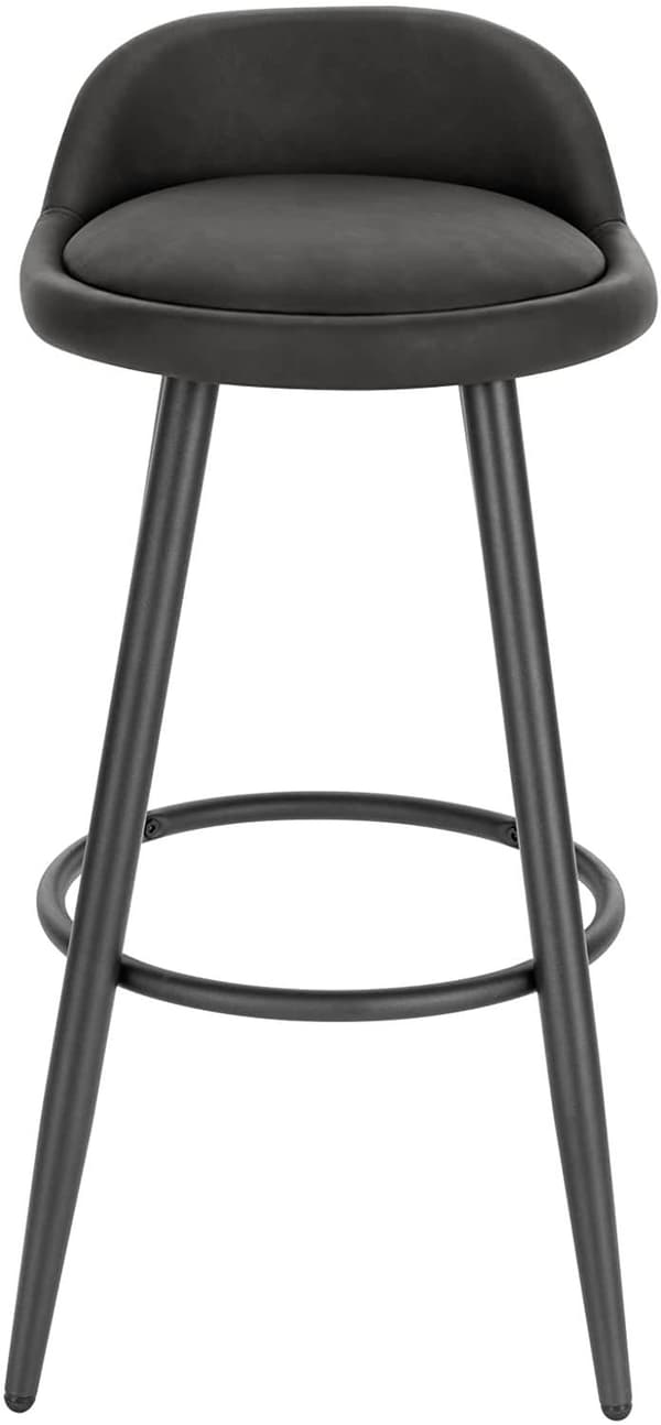 Rootz-baarijakkara - Työpöytäjakkara - Säädettävä baarituoli - Parannettu vakaus - Erinomainen istumamukavuus - Monipuolinen muotoilu - 78,5 cm x 70 c