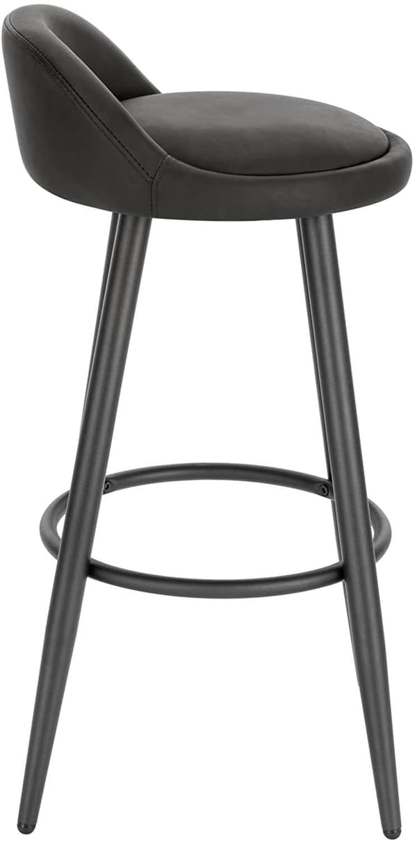 Rootz-baarijakkara - Työpöytäjakkara - Säädettävä baarituoli - Parannettu vakaus - Erinomainen istumamukavuus - Monipuolinen muotoilu - 78,5 cm x 70 c