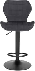 Miniatyrbillede 6 af 9: Rootz Velvet Swivel Barstol - Justerbar bordstol - Roterende sæde - Komfortabelt, sikkert, stilfuldt - 48cm x 38cm x 60-82cm