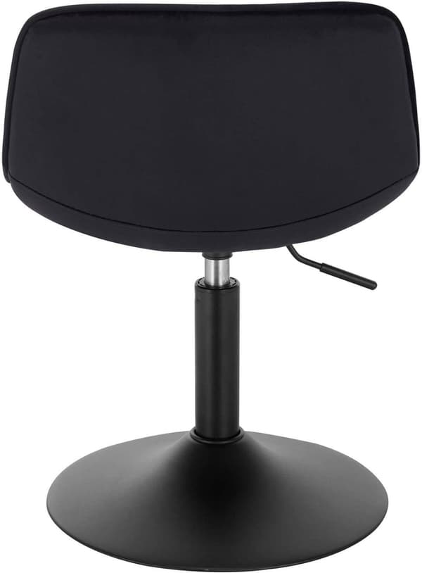 Rootz Velvet -baarijakkara - Työpöytäjakkara - Säädettävä kääntötuoli - Ergonominen muotoilu, kestävä rakenne, Lattian suojaus - 35 cm x 42,5 cm, Kork