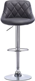 Miniatyrbillede 4 af 8: Rootz justerbar barstol i imiteret læder - Drejelig barstol - Højdejusterbar stol - 360° drejelig, justerbar højde, holdbar konstruktion - 84-106 cm x