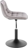 Miniatyrbild 7 av 8: Rootz Velvet Metal Bar Pall - Bänkpall - Justerbar Barstol - Slitstark, Ergonomisk, Halkfri - 35cm x 42,5cm, Höjd 60,5cm-72cm