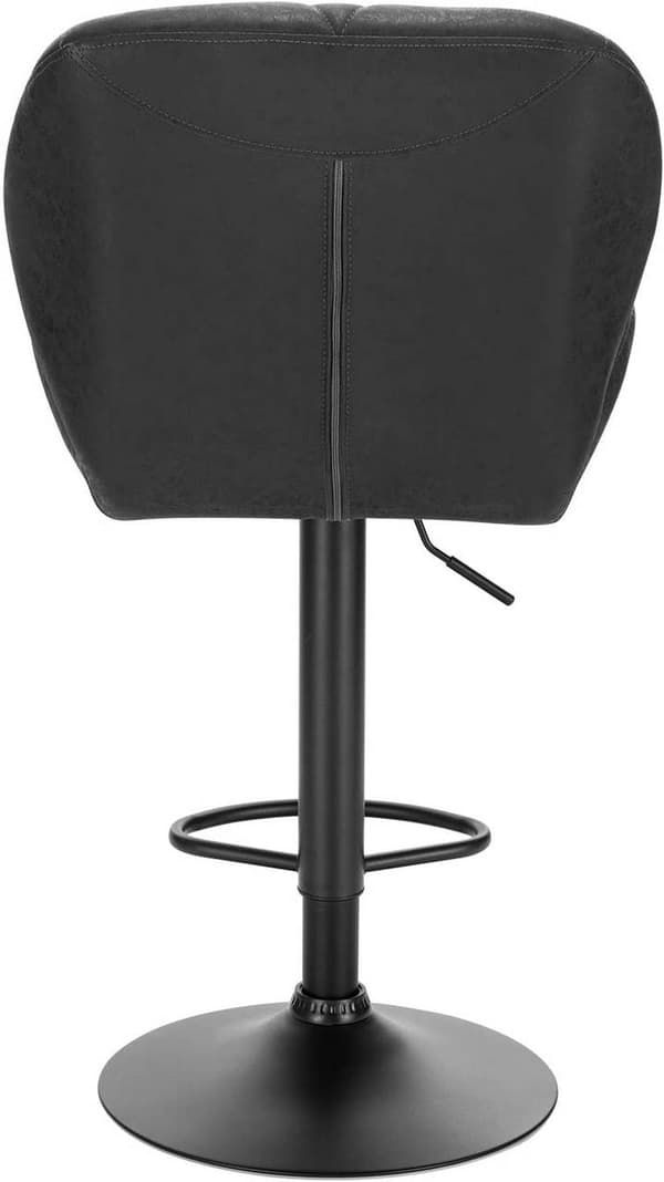 Rootz Barpall - Bänkpall - Justerbara barstolar - Ergonomisk design - Slitstarkt konstläder - Stabil metallbas - 94cm-116cm x 60cm-82cm