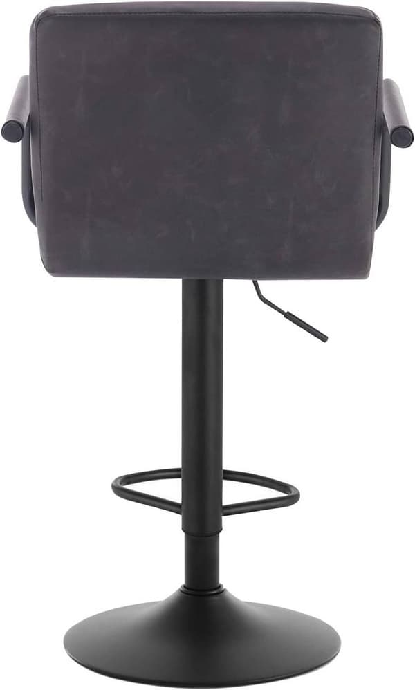 Rootz baarijakkara - Työpöytäjakkara - Säädettävä baarituoli - Kestävää keinonahkaa - Ergonominen muotoilu - Tyylikäs moderni ulkonäkö - Korkeus 90cm-