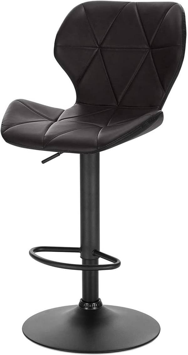Rootz justerbara barstolar - Bänkstolar - Snurrstolar - Högkomfort konstläder - Modern design - Stark stabilitet - 90cm-112cm x 47cm x 39cm