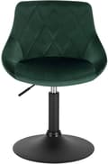 Miniatyrbillede 4 af 7: Rootz barstol - Justerbar bordstol - Drejelig barstol - Komfortabel, alsidig, holdbar - fløjl og metal - 66cm-82cm x 47cm x 37cm