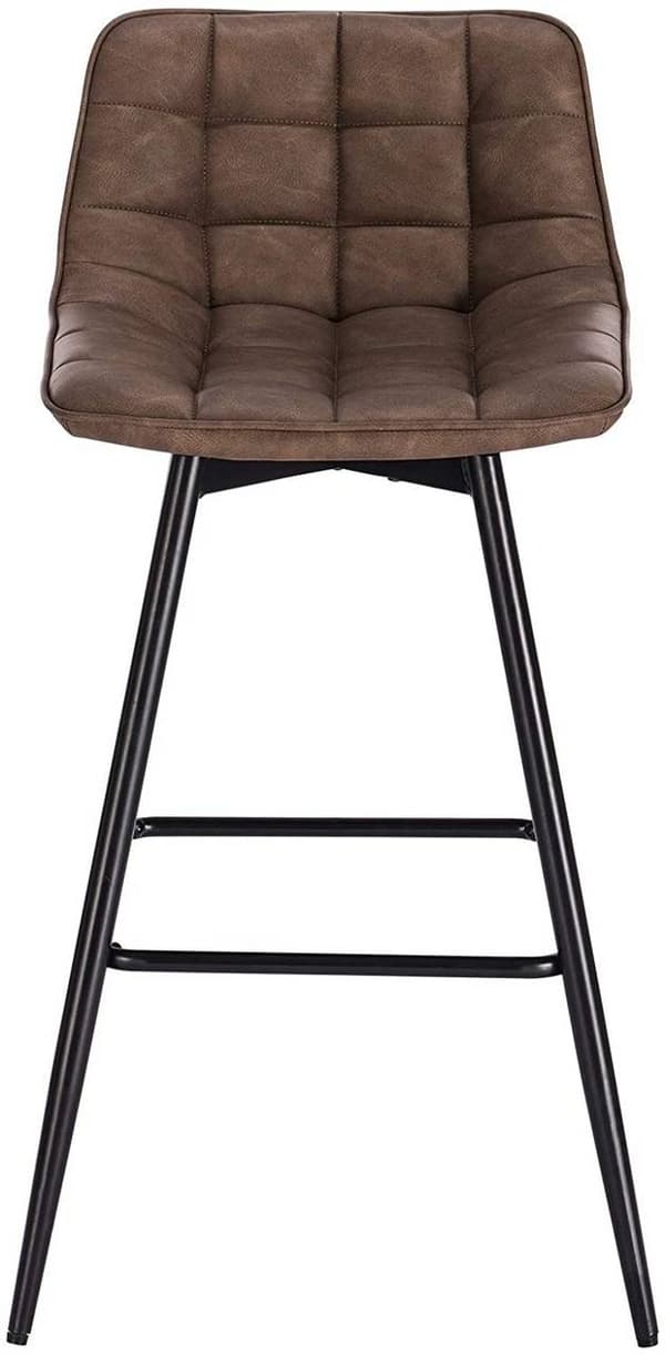 Rootz baarituoli - Designer-baarituoli, työpöytä - keinonahkaa, metallijalat - mukavat ja ergonomiset, tukevat ja kestävät, monipuoliset ja tyylikkäät