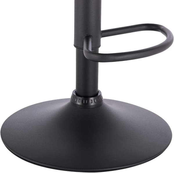 Rootz Velvet Barstol - Justerbar bordstol - Drejelig barstol - Komfortabel siddeplads - Nem montering - Holdbart design - 35cm x 38cm x 84-106cm