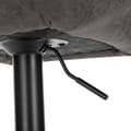 Miniatyrbillede 9 af 10: Rootz barstolesæt - Justerbare bordskamler - Drejelige barstole - Ergonomisk design - Nem vedligeholdelse - Holdbar konstruktion - 94cm-116cm x 50cm x