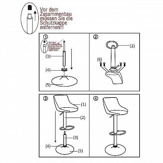 Rootz Premium Barstolar i konstläder - Justerbara motpallar - Förkromad metallram - Förbättrad stabilitet, bekväma sittplatser, mångsidig design - 84c