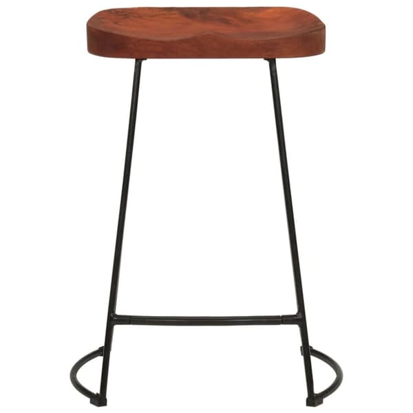 The Living Store Gavin-barstole 2 stk. 45x40x63 cm massivt mangotræ -  Barstole