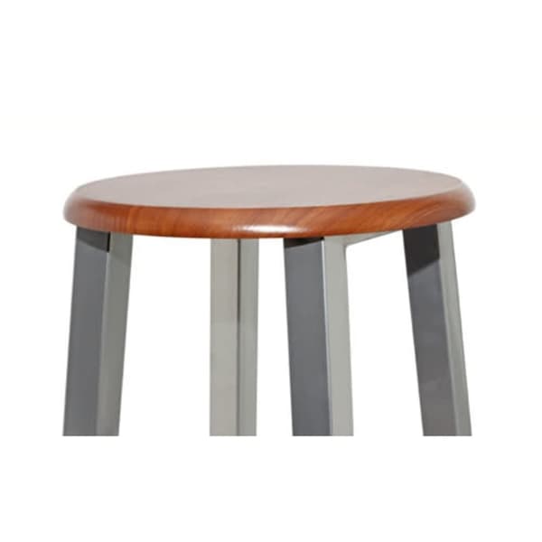 The Living Store barstole metal med MDF-sæde 2 stk. -  Barstole