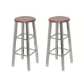 Miniatyrbild 2 av 5: Barstolar - Living Barstolar i metall med sits i MDF 2 st