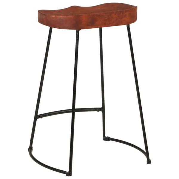 Gavin baarijakkarat 2 kpl 45x40x63 cm täysi mangopuu - Baarijakkara - Baarijakkarat - Home & Living