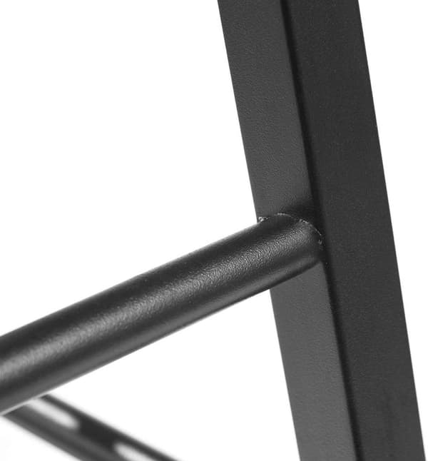 Rootz Industrial Bar Pall - Bänkpall - Metall- och träpall - Robust, hållbar, mångsidig - Anti-halk - 71cm x 30cm