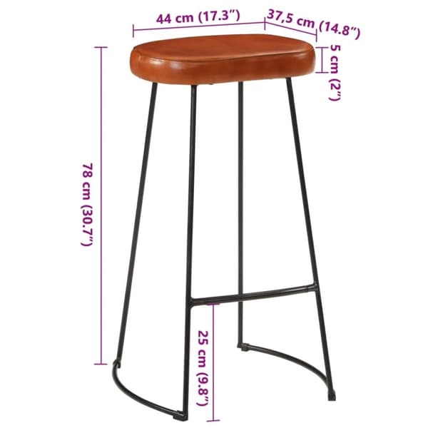vidaXL Gavin barkrakker 2 stk 44x37,5x78 cm