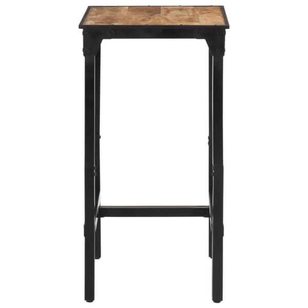 vidaXL Baaripöytä 60x55x107 cm täysi karkea mangopuu