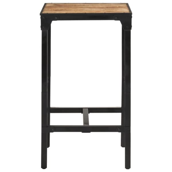 vidaXL Baaripöytä 60x55x107 cm täysi karkea mangopuu