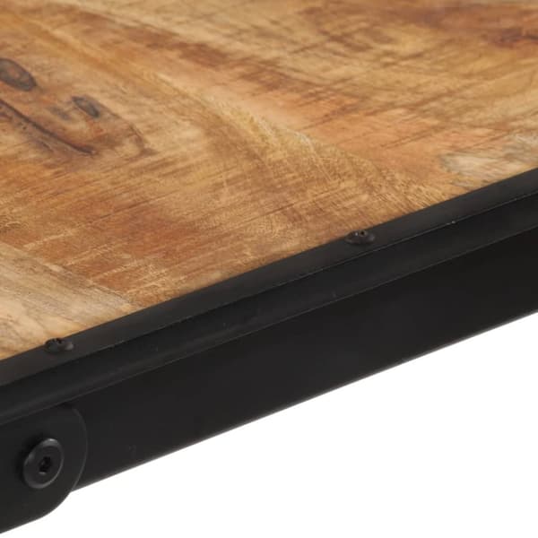 vidaXL Barbord 60x55x107 cm massivt grovt mangoträ