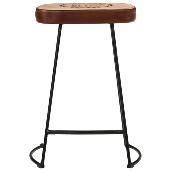vidaXL barstole 2 stk. 41x29x62 cm mørkebrun