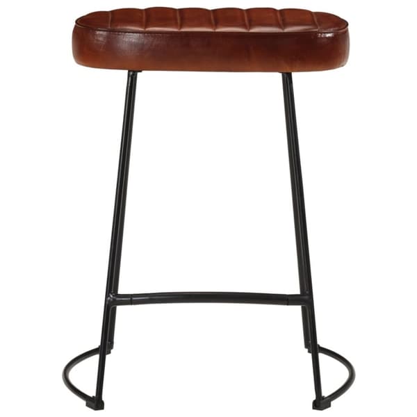 vidaXL Barstolar 2 st mörkbrun 40x29,5x53 cm