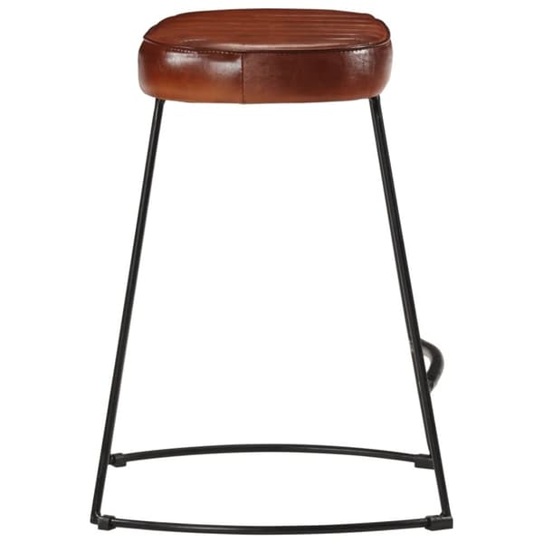 vidaXL Barstolar 2 st mörkbrun 40x29,5x53 cm