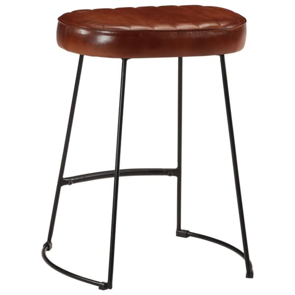 vidaXL Barstolar 2 st mörkbrun 40x29,5x53 cm