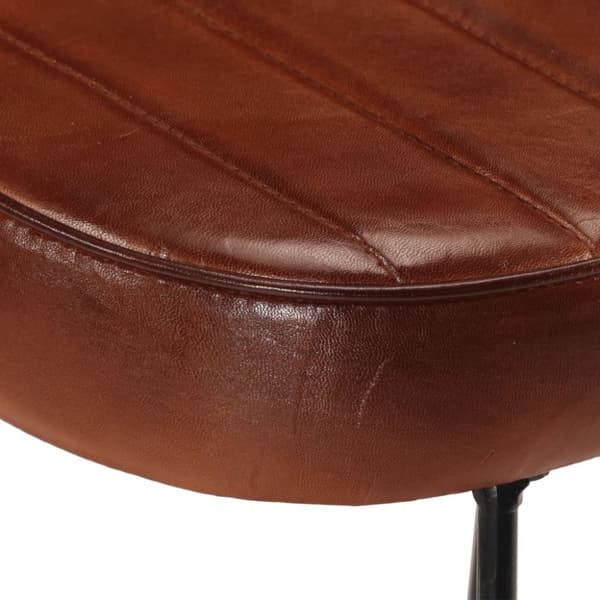 vidaXL Barstolar 2 st mörkbrun 40x29,5x53 cm