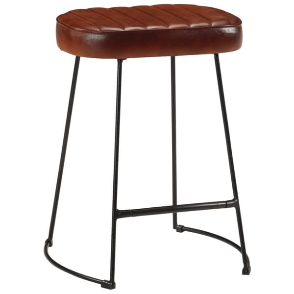 vidaXL Barstolar 2 st mörkbrun 40x29,5x53 cm