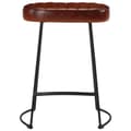 Miniatyrbillede 3 af 10: vidaXL barstole 2 stk. 40x29,5x53 cm mørkebrun