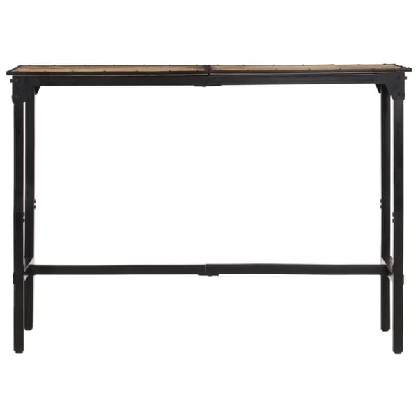 vidaXL Barbord 150x55x107 cm grovt heltre mangotre
