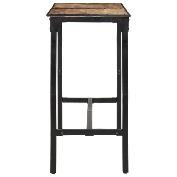 vidaXL Barbord 150x55x107 cm grovt heltre mangotre