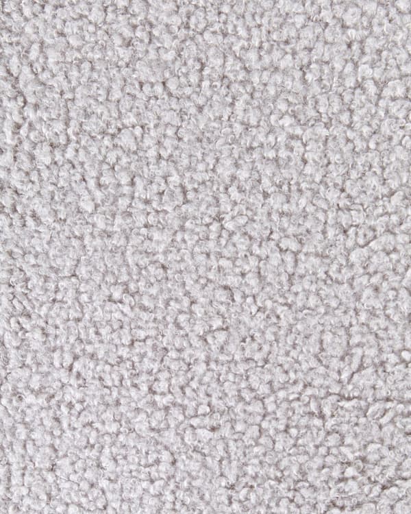 Barstolar 2 st Grå Polyester Boucléklädsel Svarta Metallben Armlösa Stolar Rullstöd Modern Matsal Kök