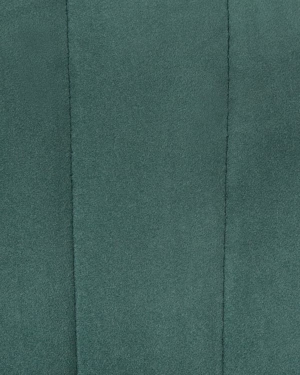 Barstol Grøn Bouclé Sæt af 2 Høje Køkkenstole med Ryglæn til Barbord og Køkkenø Retro Design