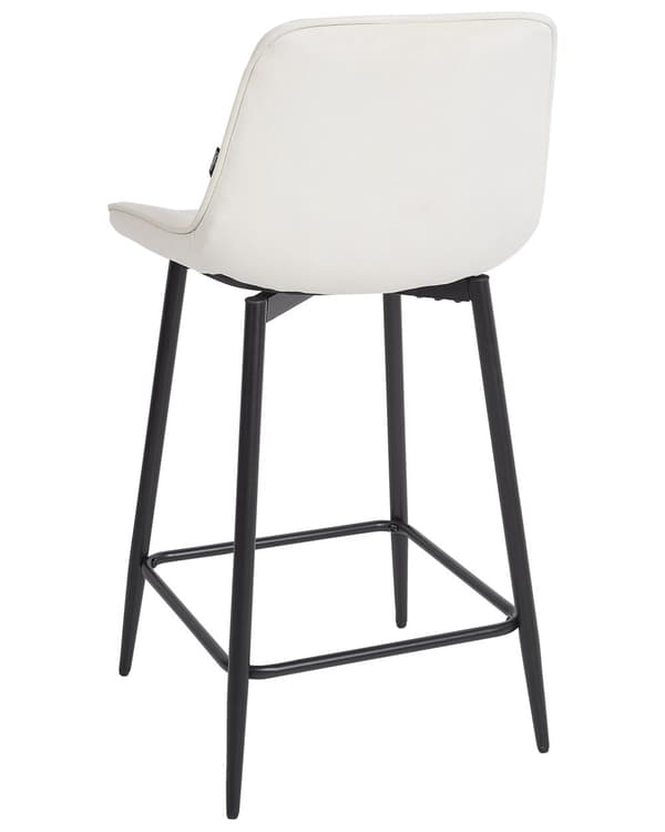 Baarituoli vaalea beige sametti verhoiltu 2 kpl setti jalkatuella käsinojaton tikattu retro