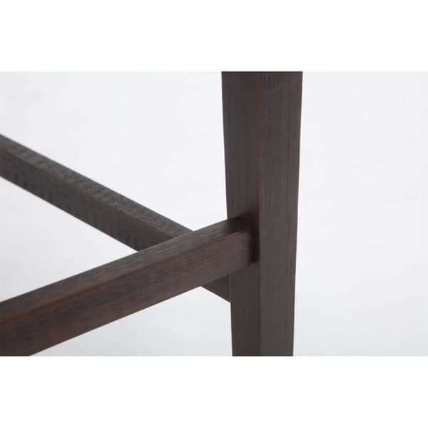 Barpall - JAYAT - Antik finish - Set med 2 - Tyg - Massivt trä