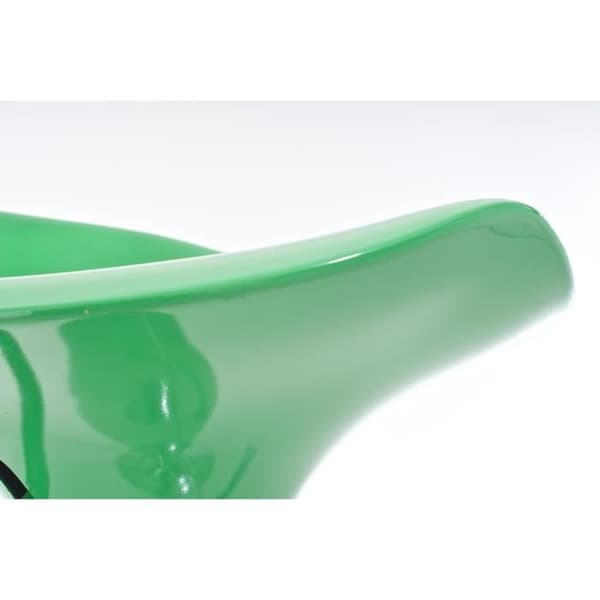 CLP Sadel Design Barpall med plastsäte Metallfotstöd, grön