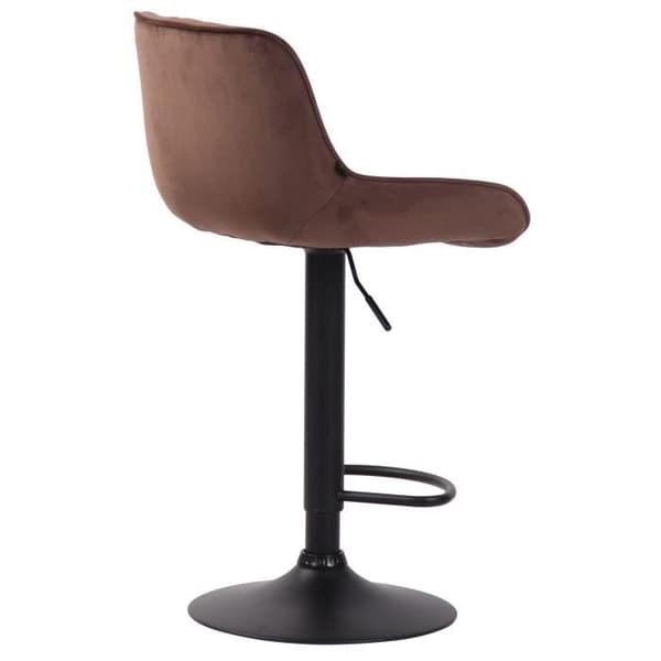 Lentini Velvet Barpall - CLP - Vintage - Brun - Metall - Att montera själv