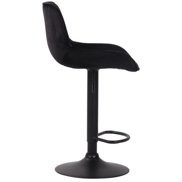 Lentini Velvet Bar Pall med Metal Trumpet Base - Svart
