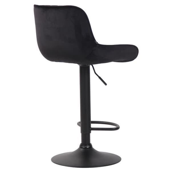 Lentini Velvet Bar Pall med Metal Trumpet Base - Svart