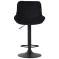 Miniatyrbild 2 av 4: Lentini Velvet Bar Pall med Metal Trumpet Base - Svart