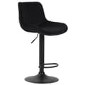 Miniatyrbild 1 av 4: Lentini Velvet Bar Pall med Metal Trumpet Base - Svart
