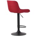 Miniatyrbild 4 av 4: Barstol - CLP - Lentini - Tyg - Röd-Svart - Modern design