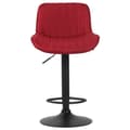 Miniatyrbild 2 av 4: Barstol - CLP - Lentini - Tyg - Röd-Svart - Modern design